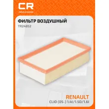 Фильтр воздушный для автомобилей Renault Clio (05-) 1.4i/1.5d/1.6i TR24852 Carville Racing