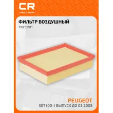Фильтр воздушный для автомобилей Citroen C4, Peugeot 307, фильтр-патрон CARVILLE RACING TR251011