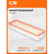 Фильтр воздушный для автомобилей DACIA LADA RENAULT TR33006 TR33006