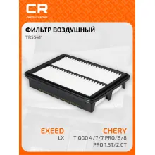 Фильтр воздушный для автомобилей CHERY TIGGO / Чери Тигго, полипропилен фильтр-патрон CARVILLE RACING TR55411