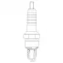Свеча зажигания для мототехники Honda Kawasaki Suzuki Yamaha STARTVOLT VSP 3585