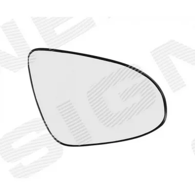 Стекло бокового зеркала для Citroen C1 II