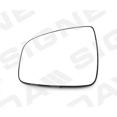 Стекло бокового зеркала (левое) для Dacia Duster