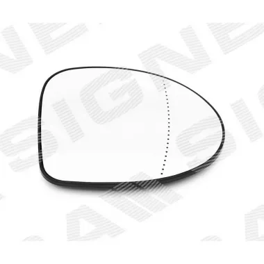 Стекло бокового зеркала (правое) для Renault Symbol (Thalia) II