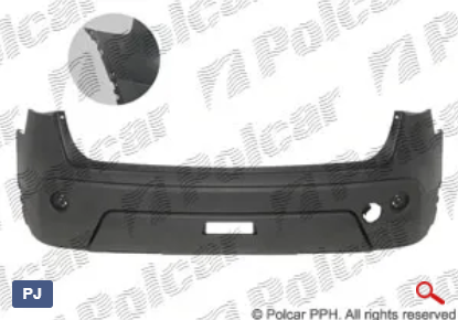 Бампер задний для Nissan Qashqai (J10) Бампер задний для Nissan Qashqai (J10)