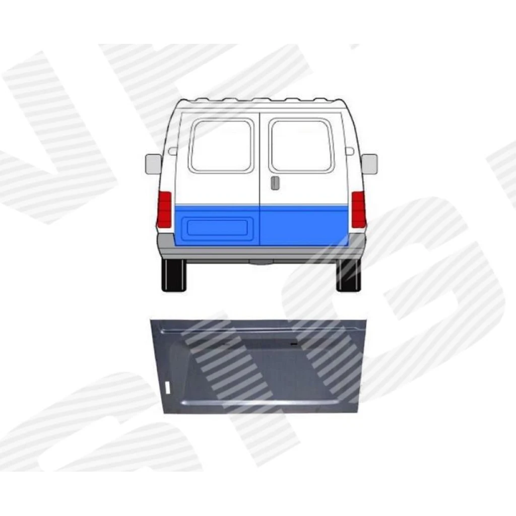 Железо двери (левой) для Ford Transit III