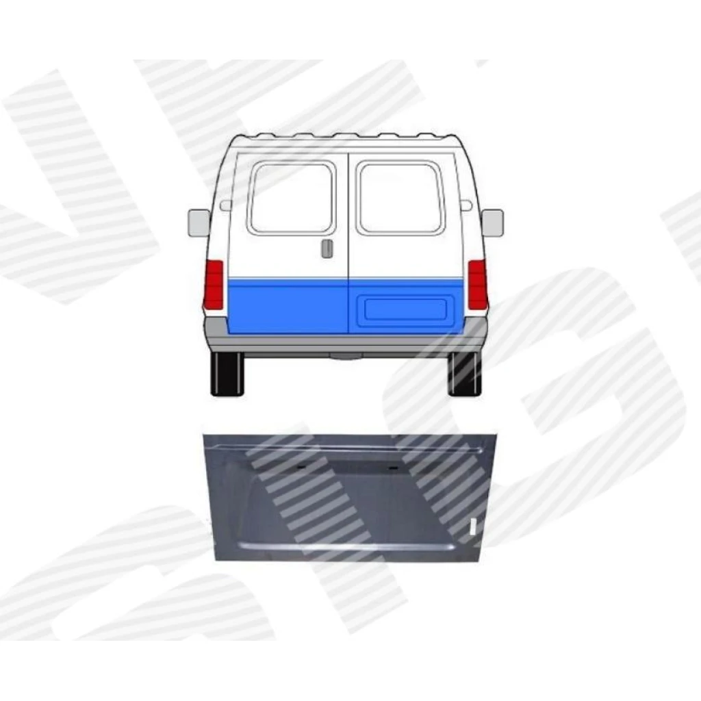 Железо двери (правой) для Ford Transit III