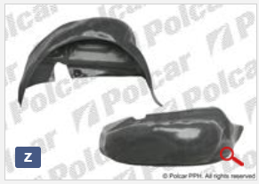 Подкрылок задний (правый) для Fiat Panda (169) Подкрылок задний (правый) для Fiat Panda (169)