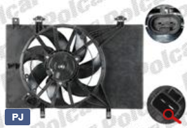 Диффузор радиатора для Ford Fiesta VI