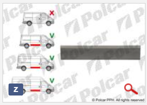 Железо двери (правое) для Ford Transit VI Железо двери (правое) для Ford Transit VI