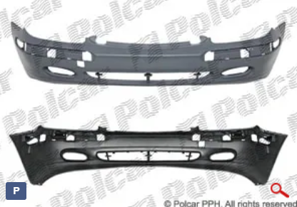 Бампер передний для Mercedes S (W220)