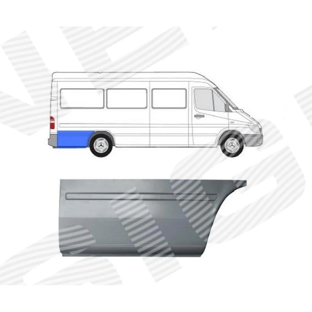 Боковина (правая) для Mercedes Sprinter (901-905)