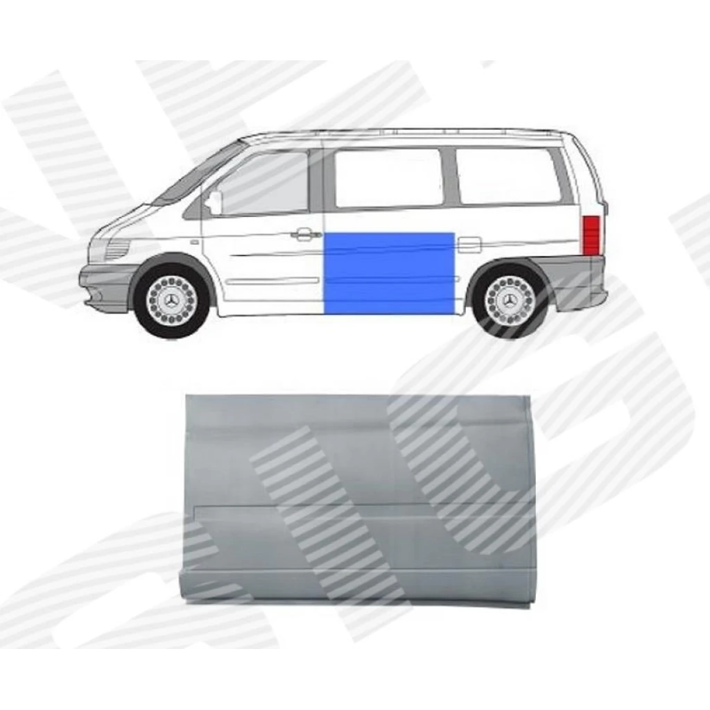 Боковая панель (левая) для Mercedes Vito (W638)