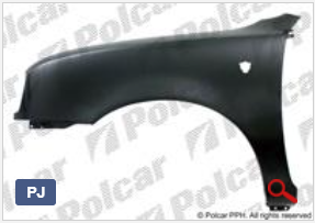 Крыло переднее (правое) для Nissan Micra (K11)
