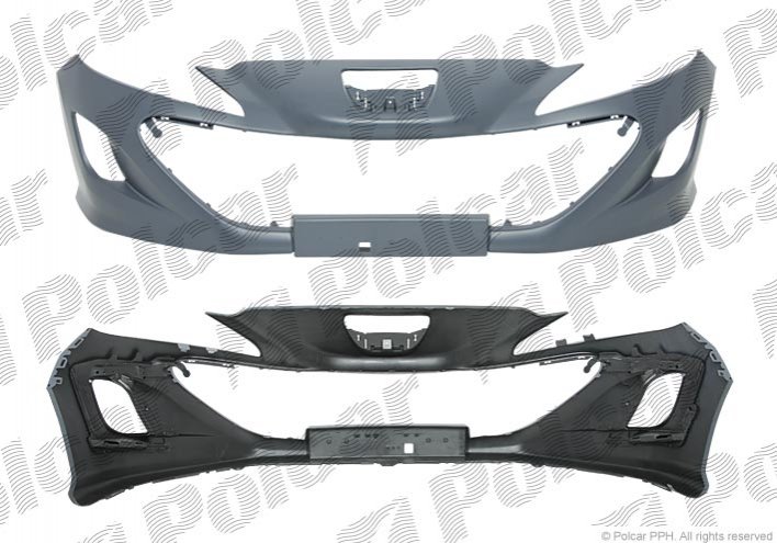Бампер передний для Peugeot 308