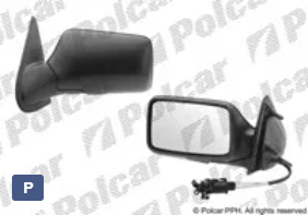 Боковое зеркало (правое) для Volkswagen Golf III (Vento) Боковое зеркало (правое) для Volkswagen Golf III (Vento)