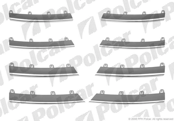 Молдинг решетки радиатора (комплект) для Volkswagen Golf V Variant (1K5) Молдинг решетки радиатора (комплект) для Volkswagen Golf V Variant (1K5)