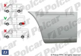 Задняя арка (левая) для Volkswagen LT II Задняя арка (левая) для Volkswagen LT II