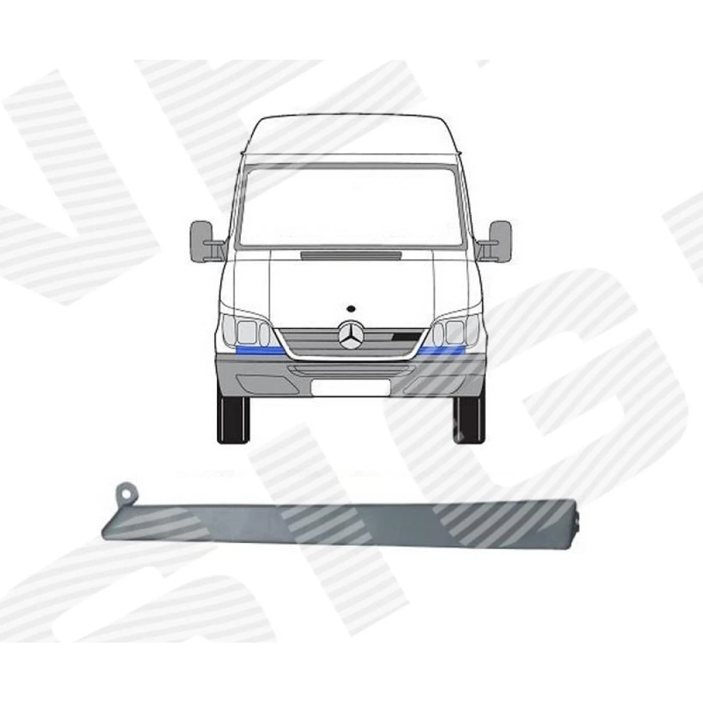 Накладка под фару (левая) для Mercedes Sprinter (901-905)
