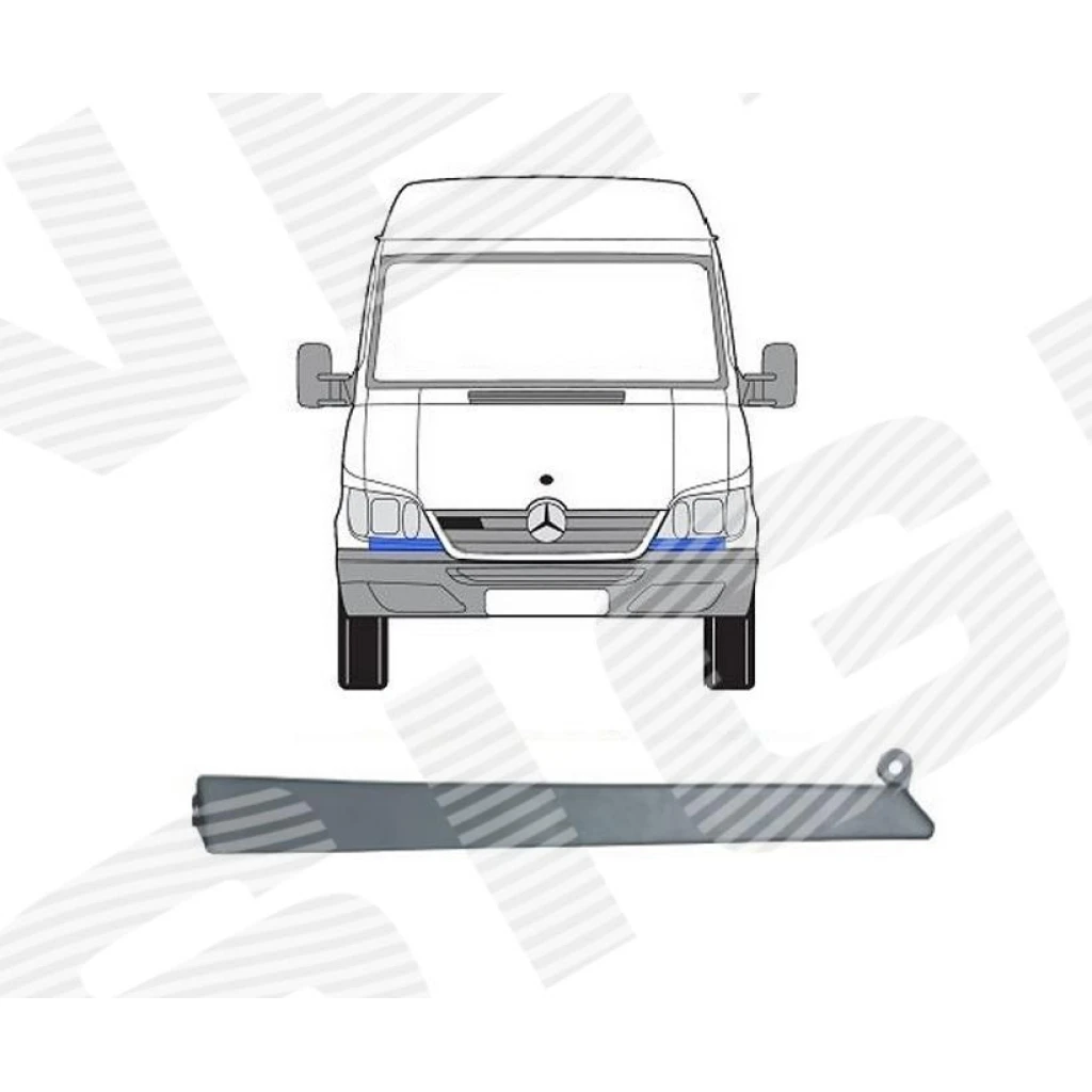 Накладка под фару (правая) для Mercedes Sprinter (901-905)