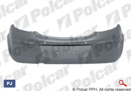 Бампер задний для Opel Corsa D Бампер задний для Opel Corsa D