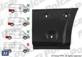 Ремкомплект крыла заднего (правый) для Fiat Ducato (250) Ремкомплект крыла заднего (правый) для Fiat Ducato (250)