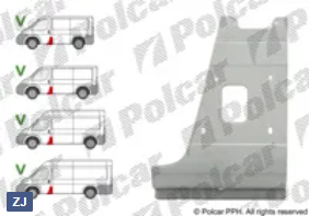 Центральная стойка (правая) для Fiat Ducato (250) Центральная стойка (правая) для Fiat Ducato (250)