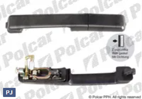 Ручка задней двери (левая) для Volkswagen Passat B3