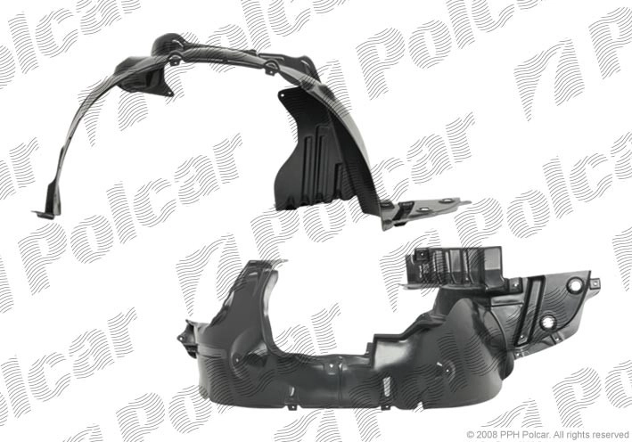 Подкрылок передний (правый) для Nissan Note (E11) Подкрылок передний (правый) для Nissan Note (E11)