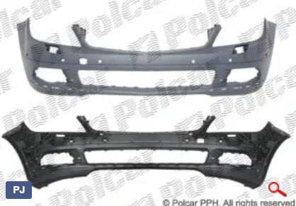 Бампер передний для Mercedes C (W204)