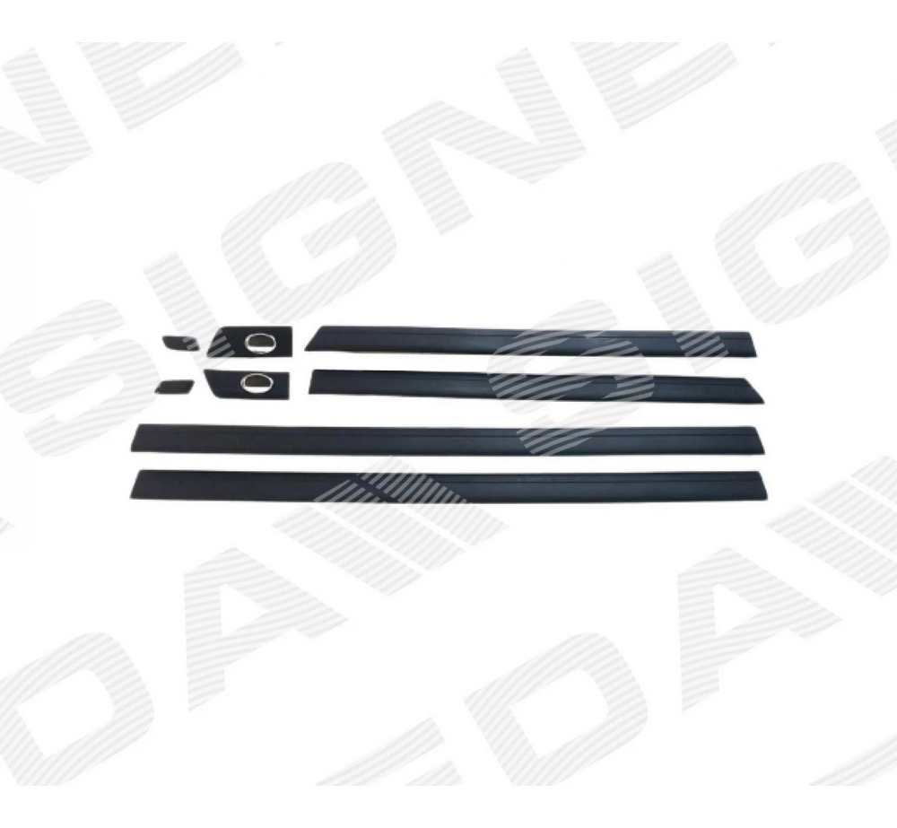 Молдинги на двери (комплект) для Audi 100 (4A,C4)