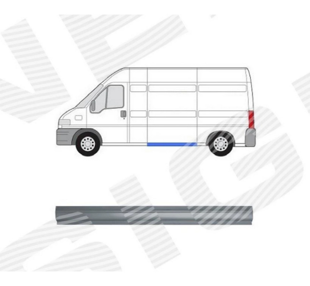 Порог (левый) для Citroen Jumper (230) Порог (левый) для Citroen Jumper (230)