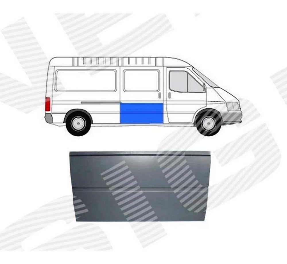 Железо двери (правой) для Ford Transit IV,V
