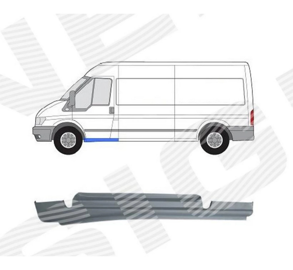 Порог (левый) для Ford Transit VI