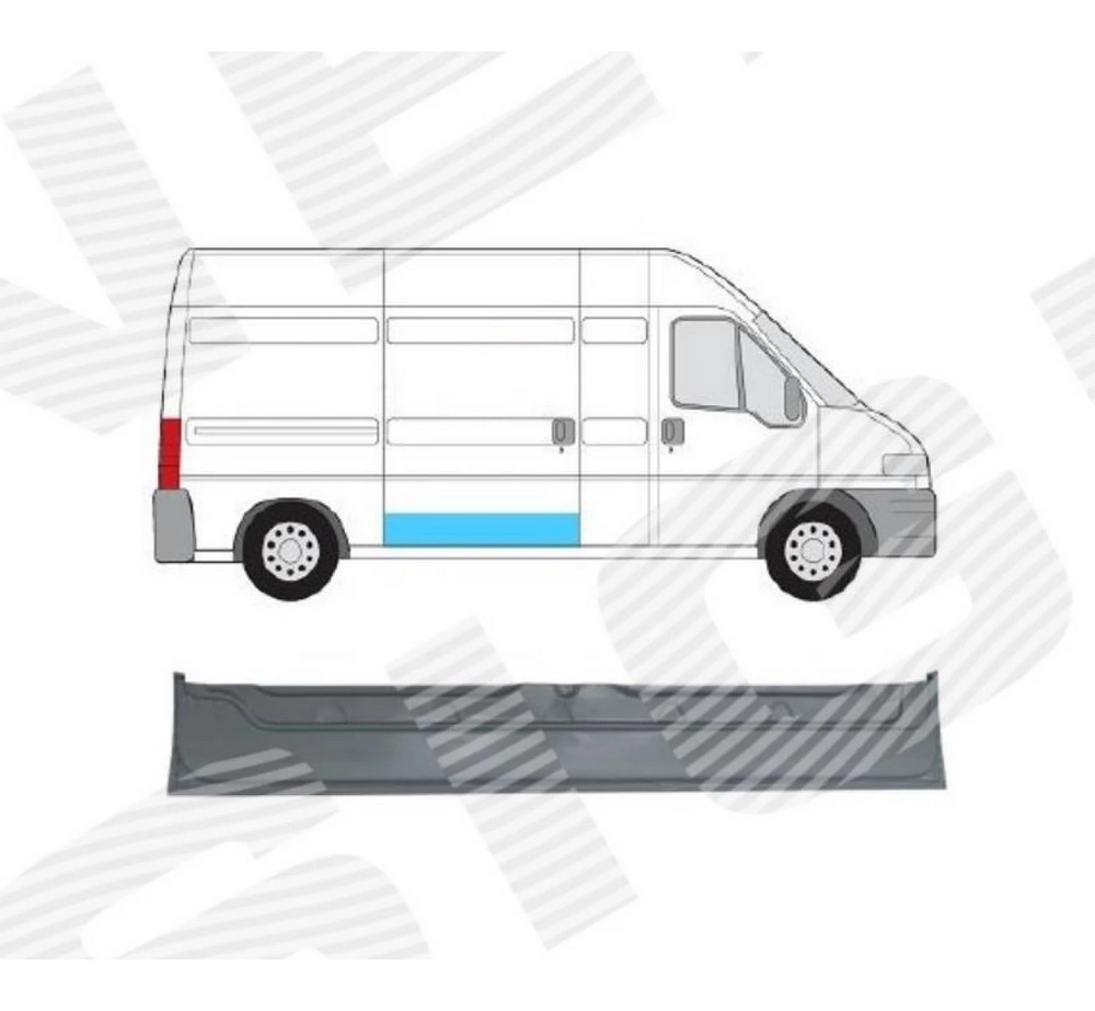 Железо двери для Citroen Jumper (230)