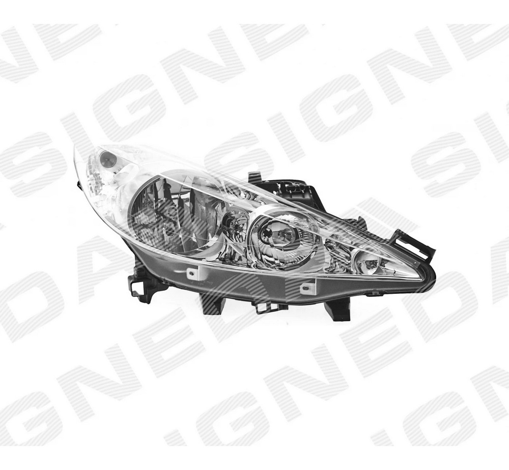 Передняя фара (правая) для Peugeot 207 Передняя фара (правая) для Peugeot 207