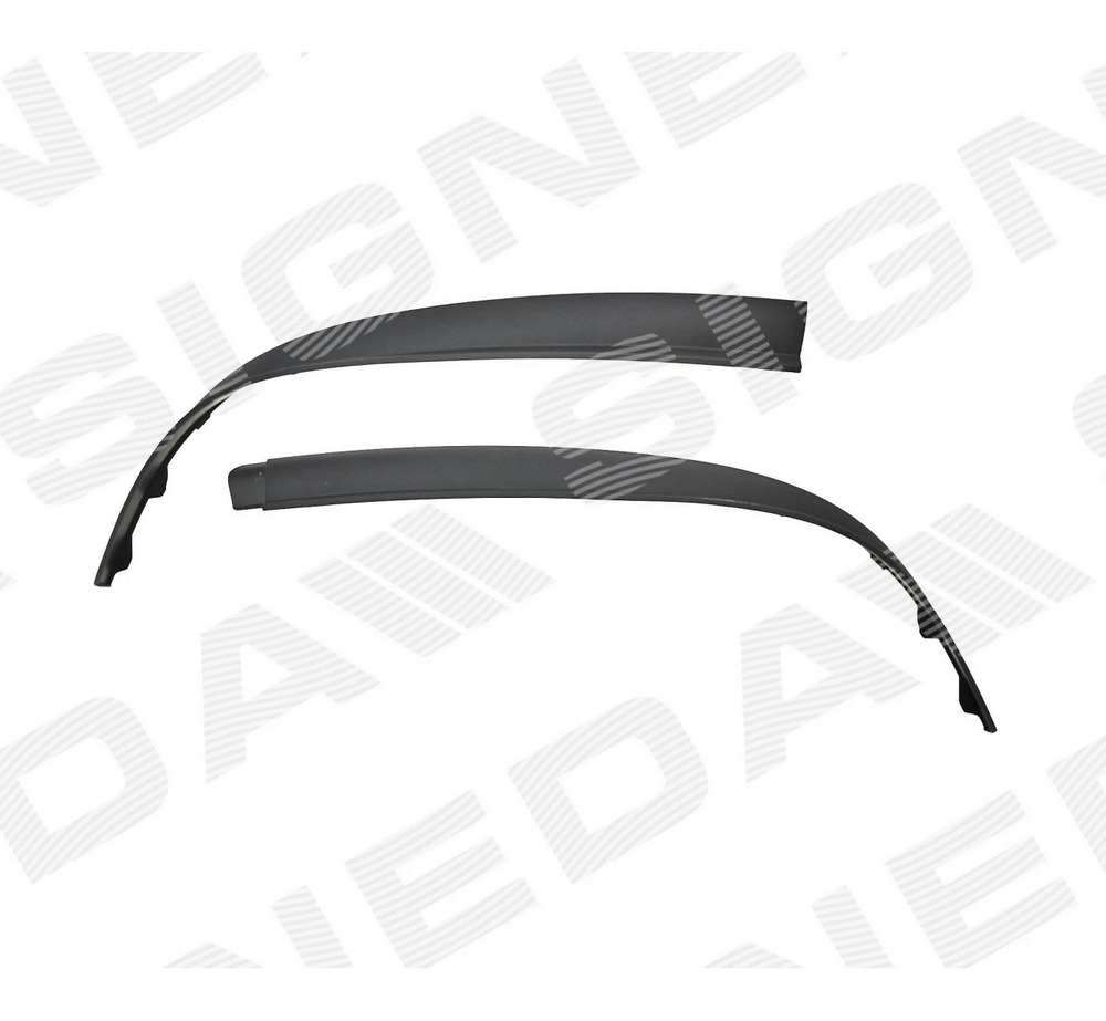 Спойлер переднего бампера (комплект) для Peugeot 207