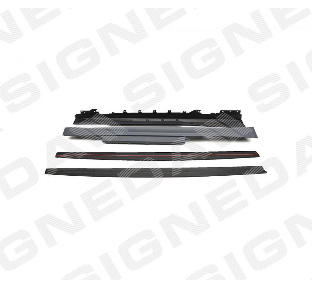 Накладки порогов (комплект) для BMW 4 (F32,F33)