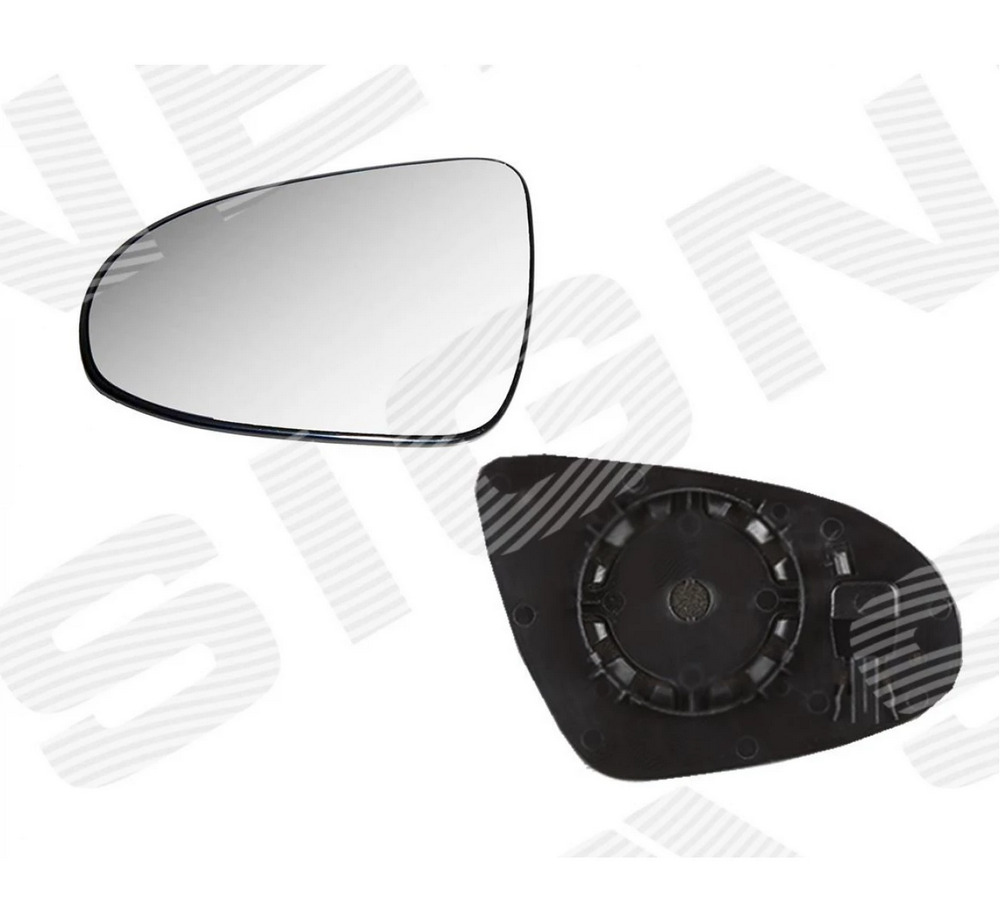 Стекло бокового зеркала (левое) для Citroen C1 II