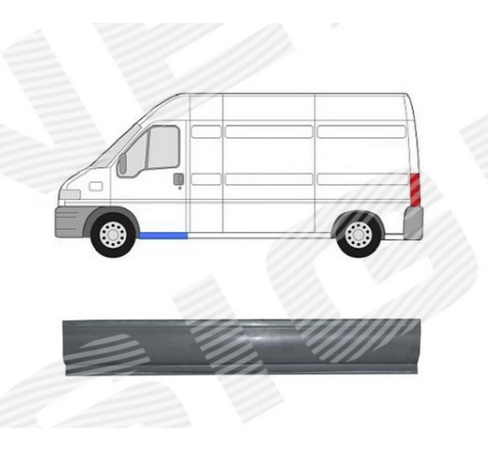 Порог (левый) для Citroen Jumper (230)