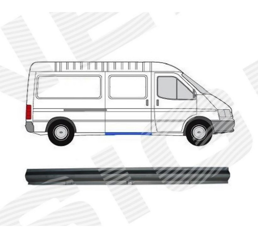 Порог (правый) для Ford Transit III