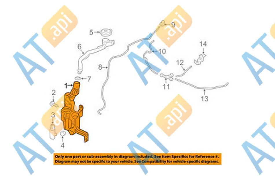 Бачок омывателя для Honda CRV V