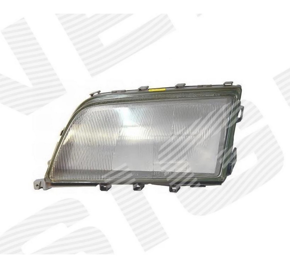 Стекло передней фары (левое) для Mercedes C (W202)