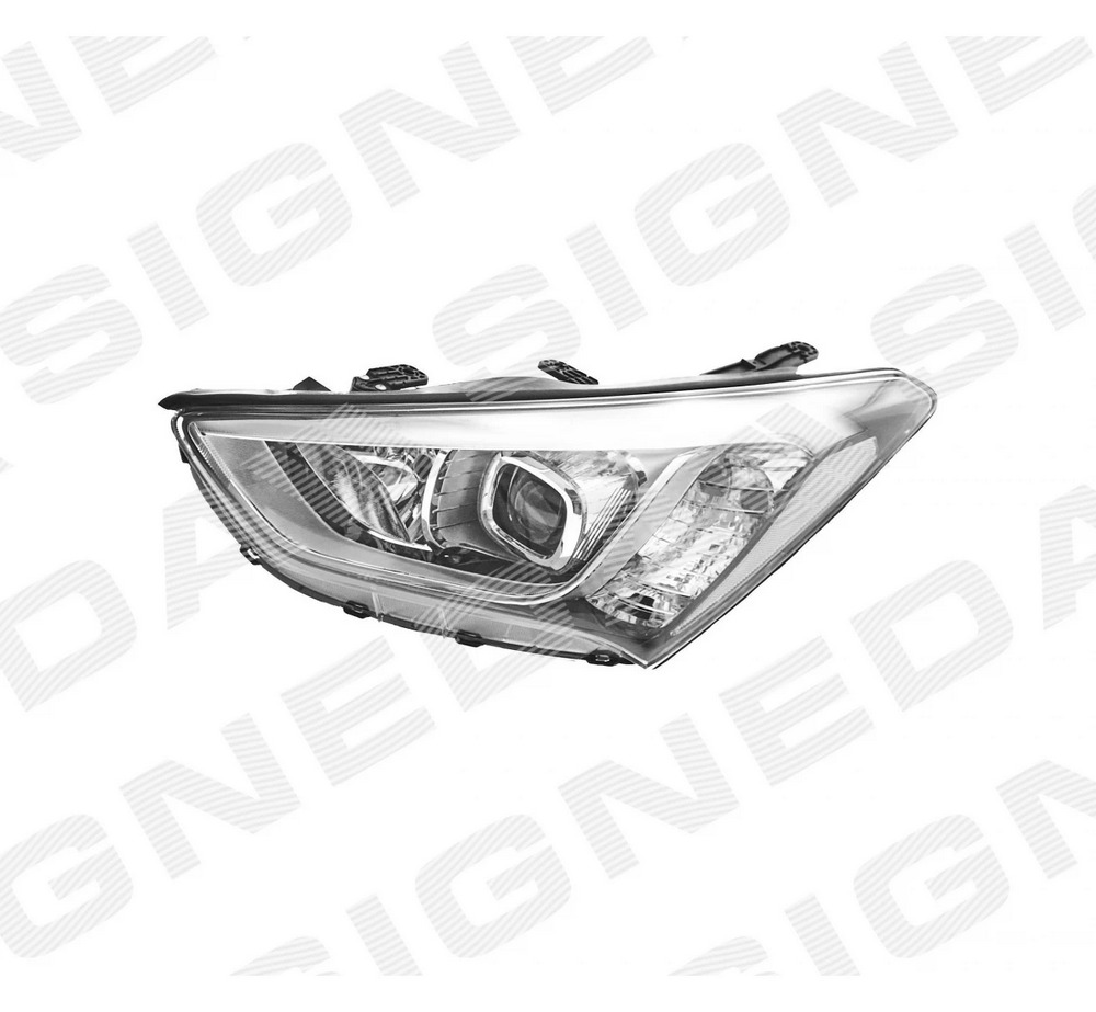 Передняя фара (левая) для Hyundai Santa Fe III (DM)