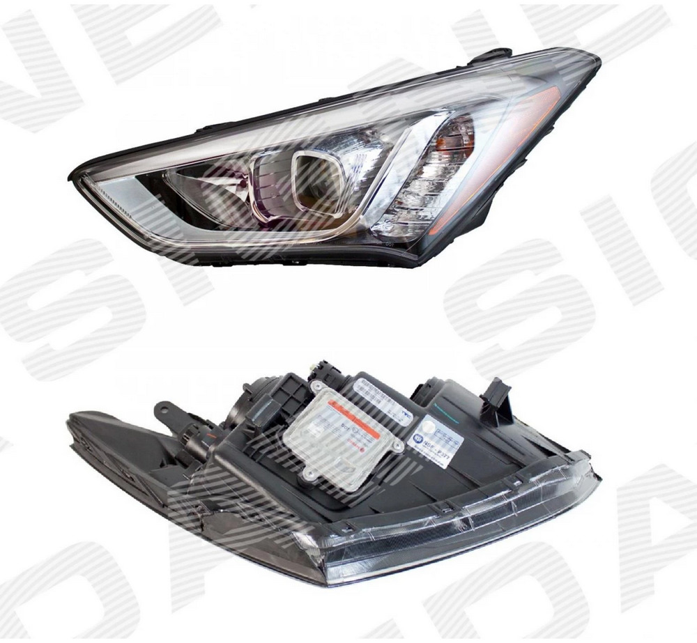 Передняя фара (левая) для Hyundai Santa Fe III (DM) Передняя фара (левая) для Hyundai Santa Fe III (DM)