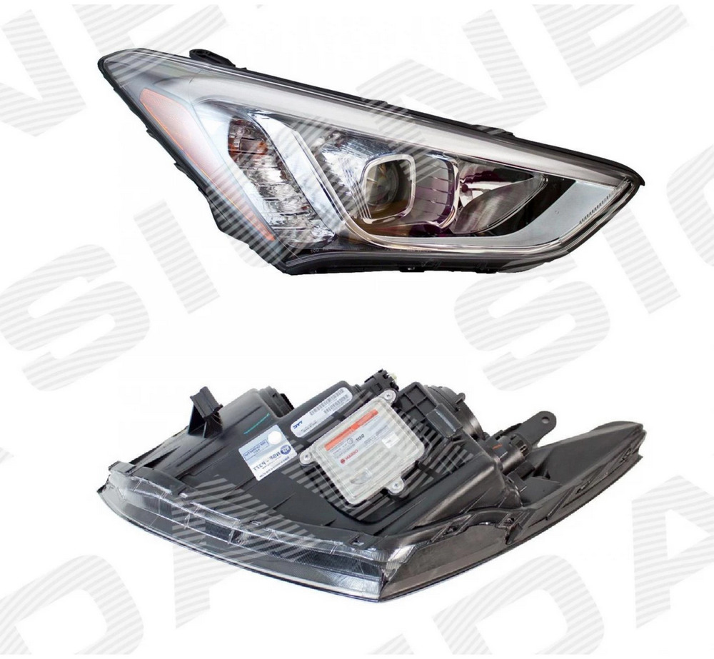 Передняя фара (правая) для Hyundai Santa Fe III (DM) Передняя фара (правая) для Hyundai Santa Fe III (DM)