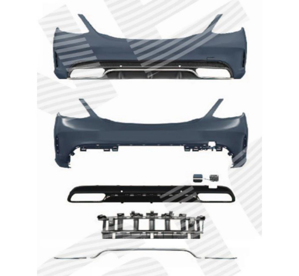 Бампер задний для Mercedes C (W205)