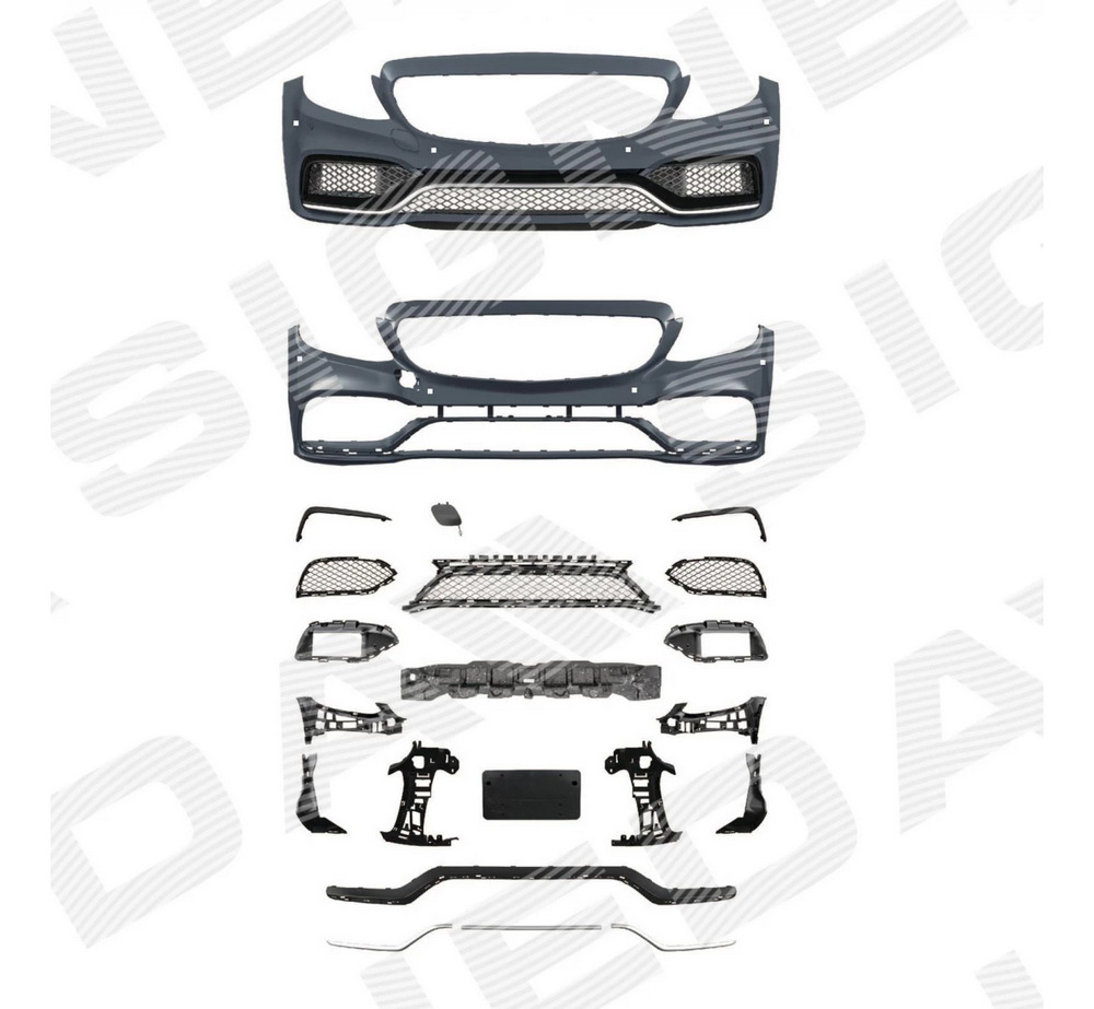 Бампер передний для Mercedes C (W205)