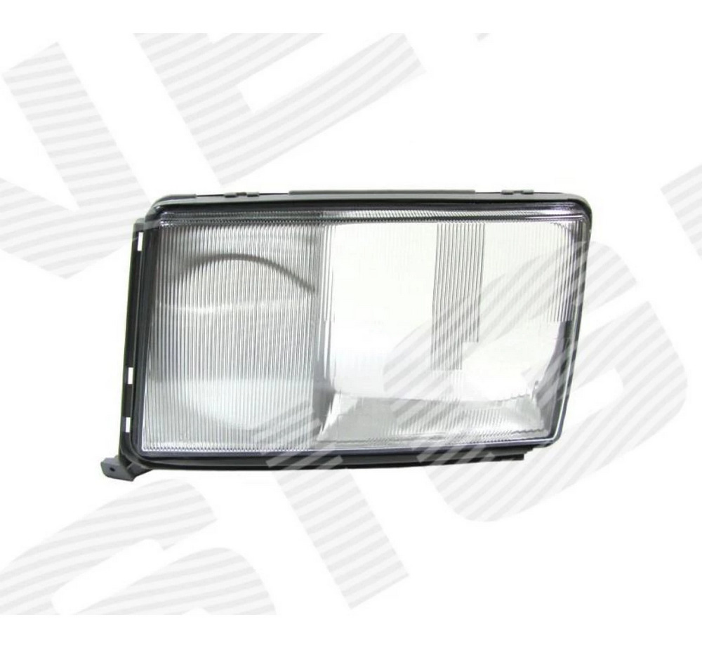 Стекло передней фары для Mercedes E (W124)