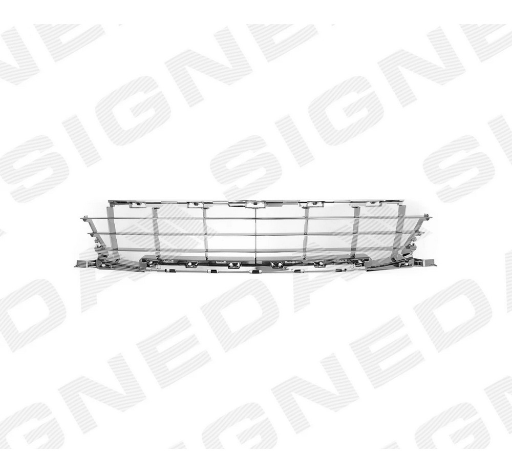 Решетка в бампер (центральная) для Peugeot 207